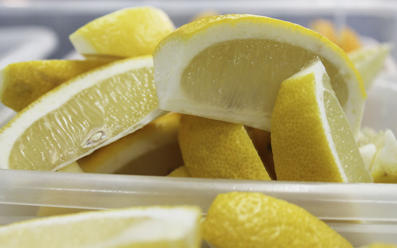 frische Zitronen